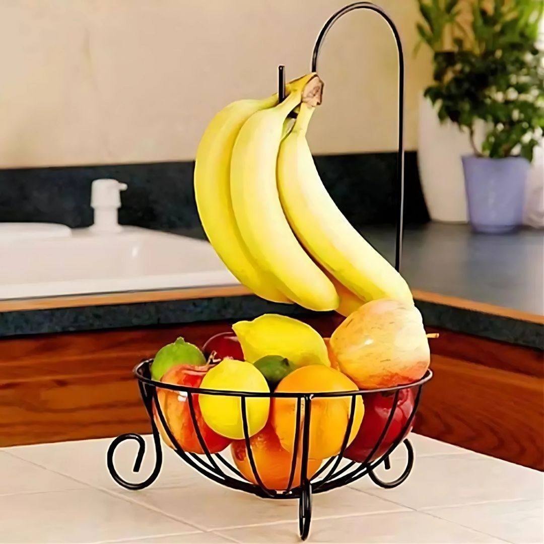 Fruit basket with Banana hanger
